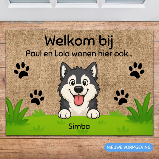 Gepersonaliseerde deurmat