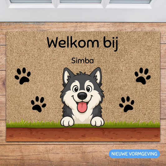 Gepersonaliseerde deurmat