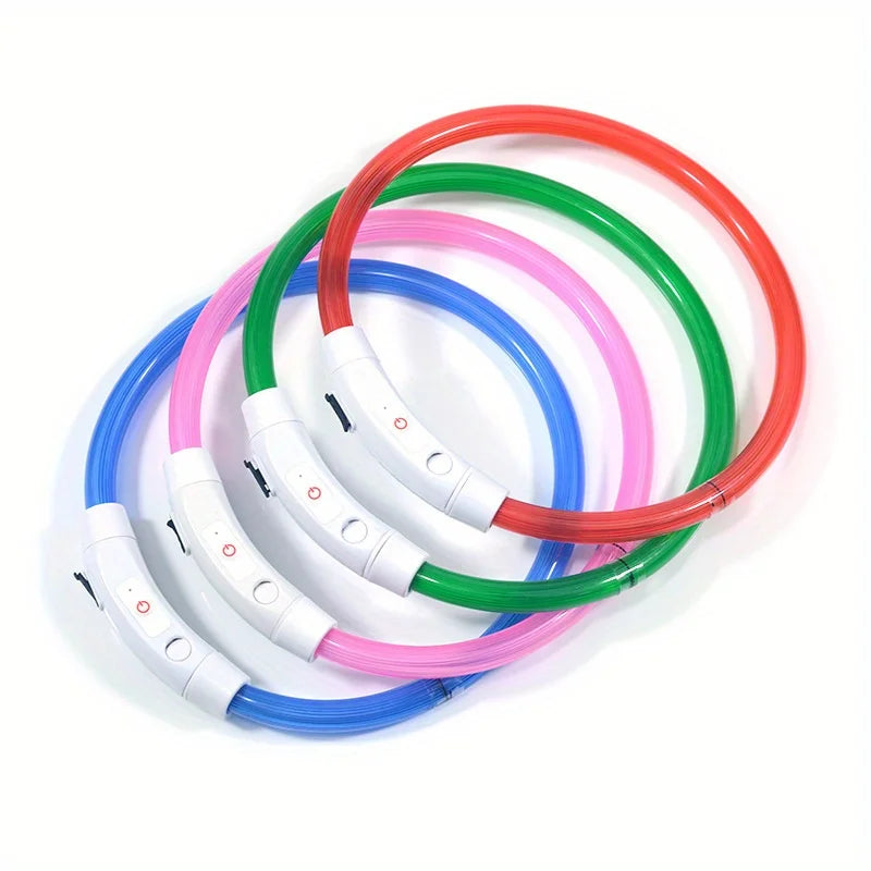 Waterdichte LED Halsband voor Honden – Verstelbare Maat